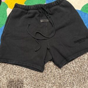 Essentials Black Men's Athletic Shorts